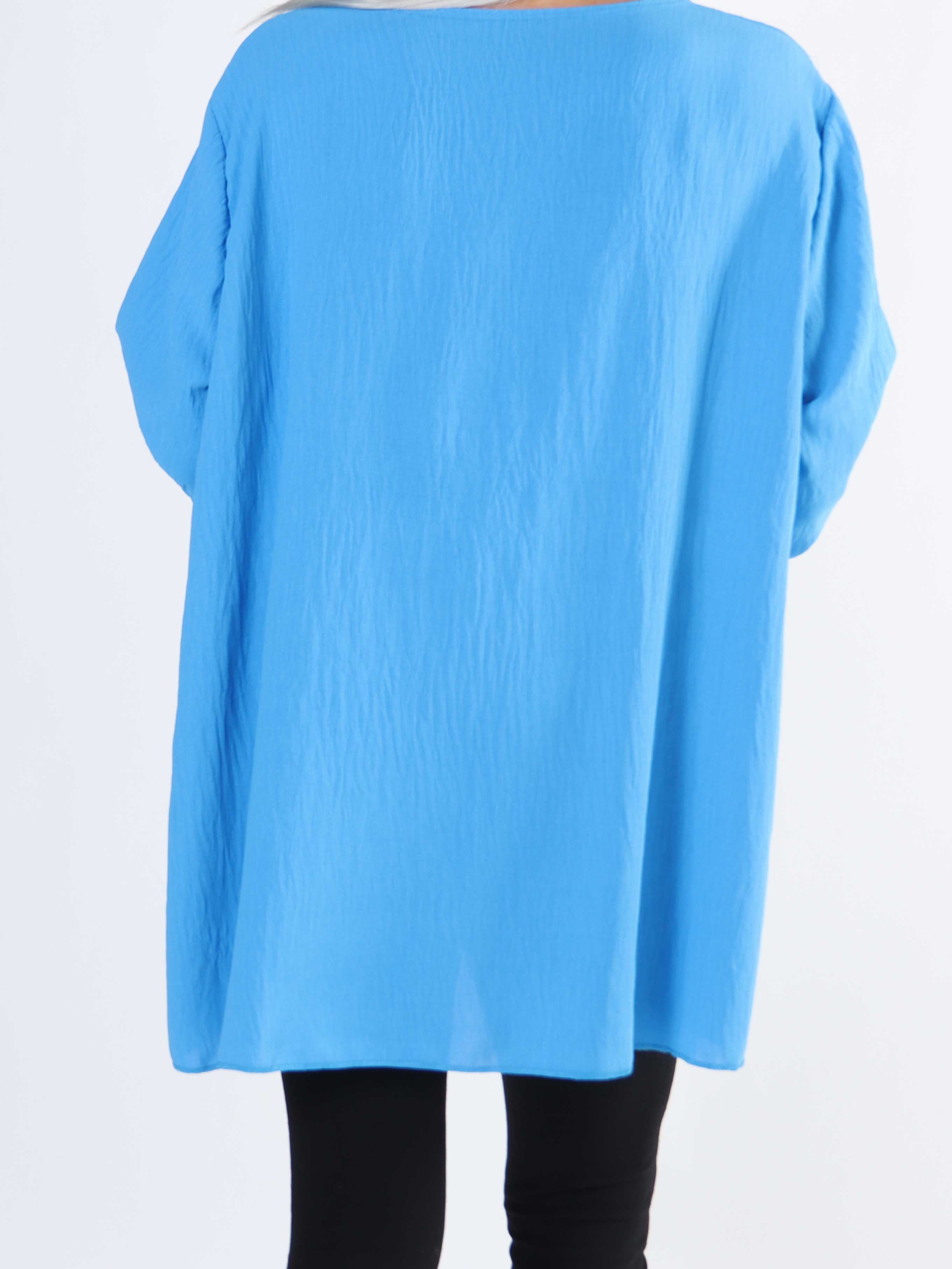 Claudia - Basic tunika med dragkedja i plus size